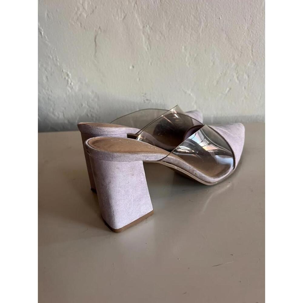 Coconuts by Matisse Clear Pointed-Toe Heels - Size 9